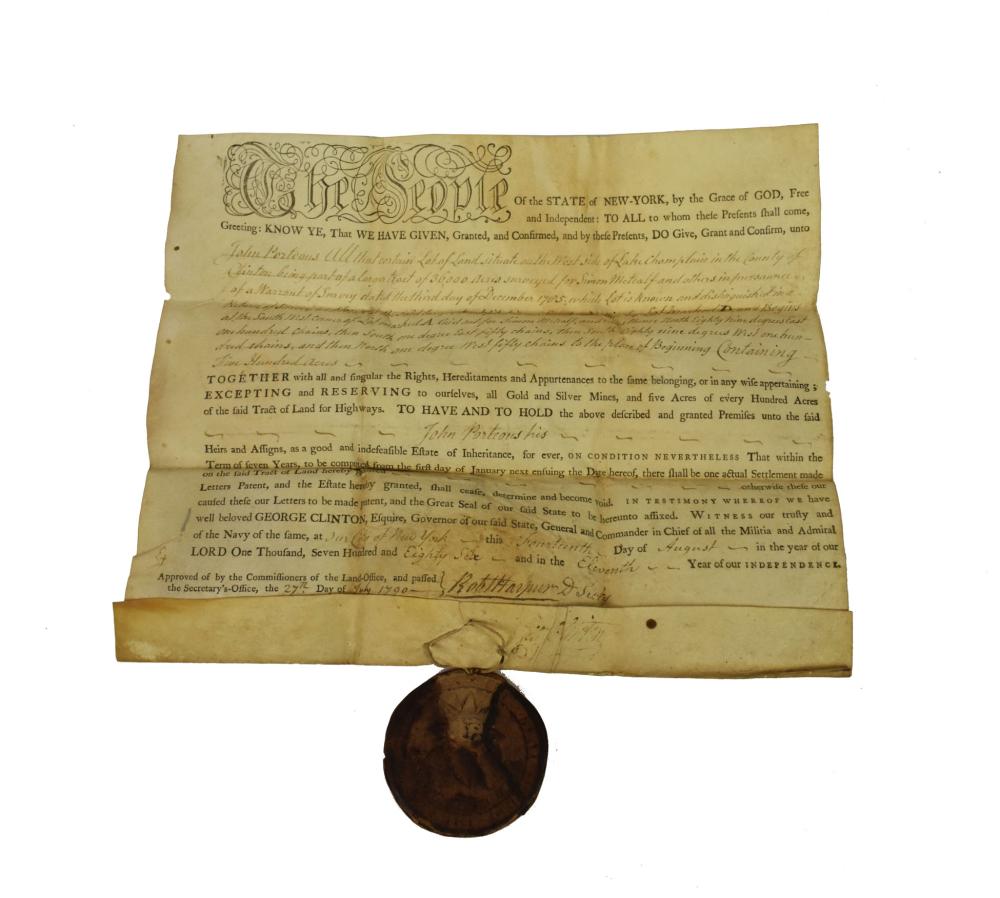 AN 18TH CENTURY AMERICAN DOCUMENT  30b9e6