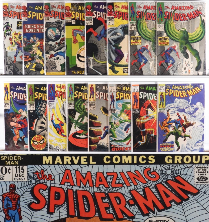 42PC MARVEL COMICS AMAZING SPIDER-MAN