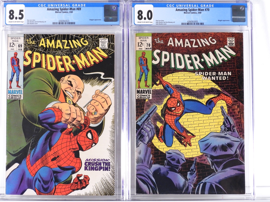 2PC MARVEL COMICS AMAZING SPIDER MAN 30ba21