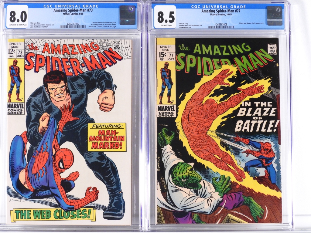 2PC MARVEL COMICS AMAZING SPIDER MAN 30ba22