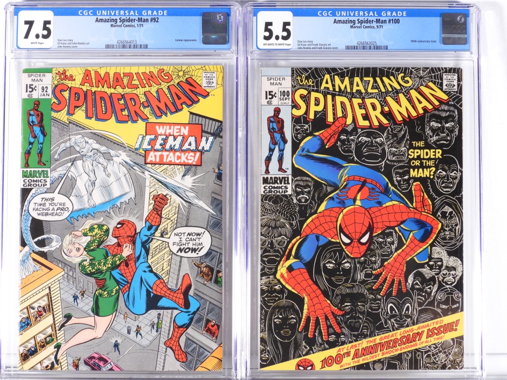 2PC MARVEL COMICS AMAZING SPIDER MAN 30ba29