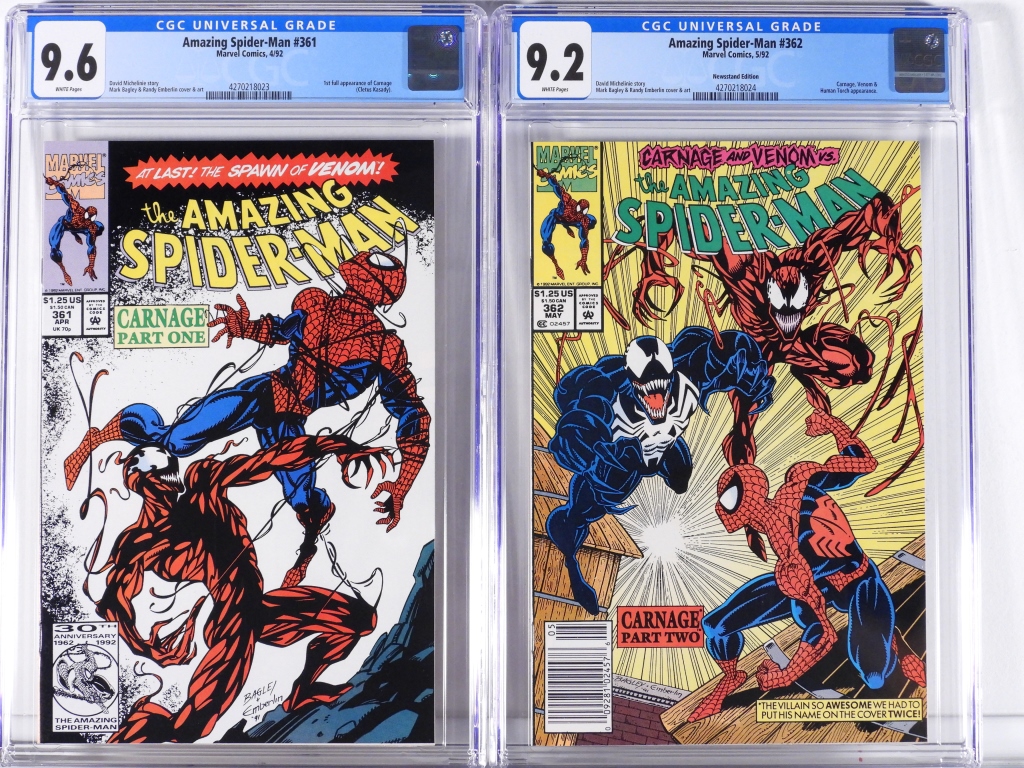 2PC MARVEL COMICS AMAZING SPIDER-MAN