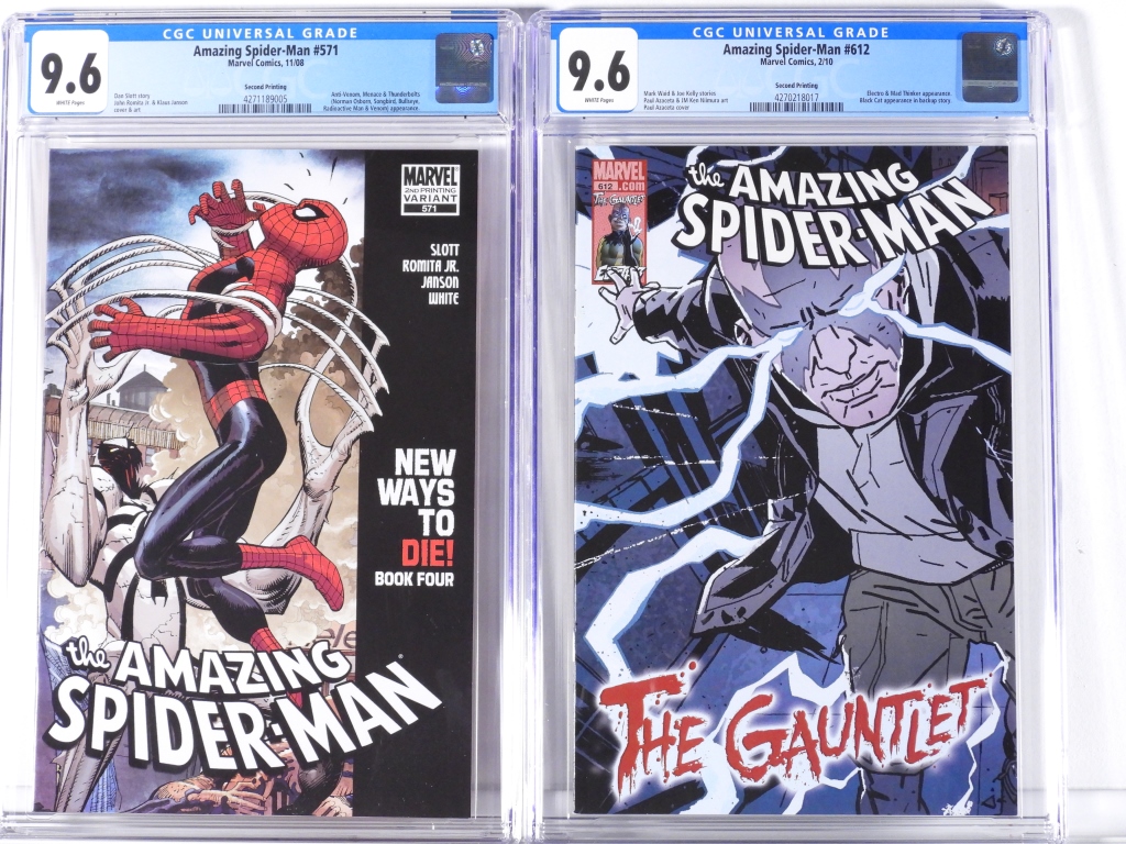 2PC MARVEL COMICS AMAZING SPIDER-MAN