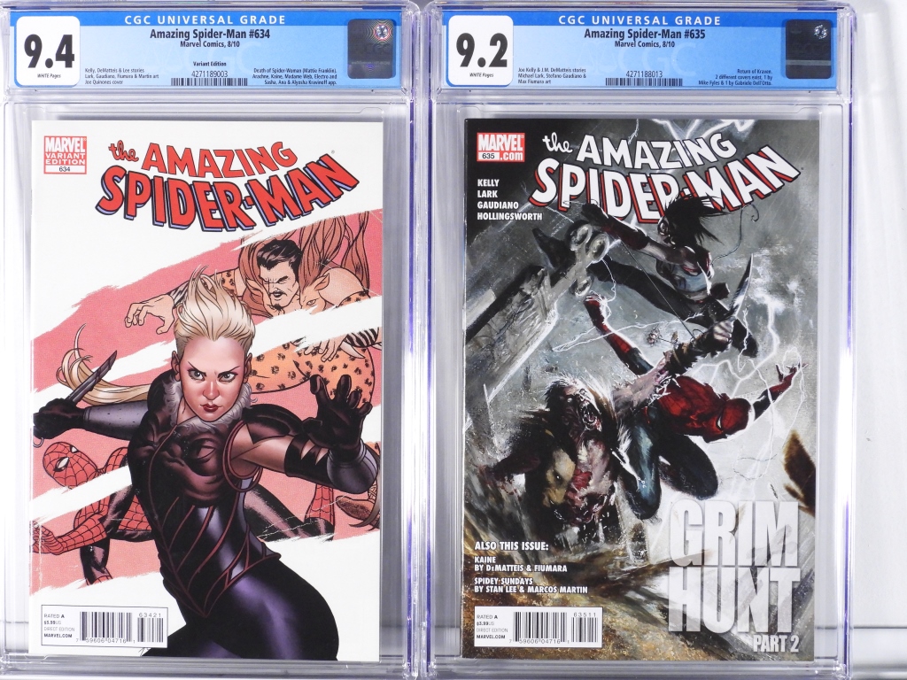 2PC MARVEL COMICS AMAZING SPIDER-MAN