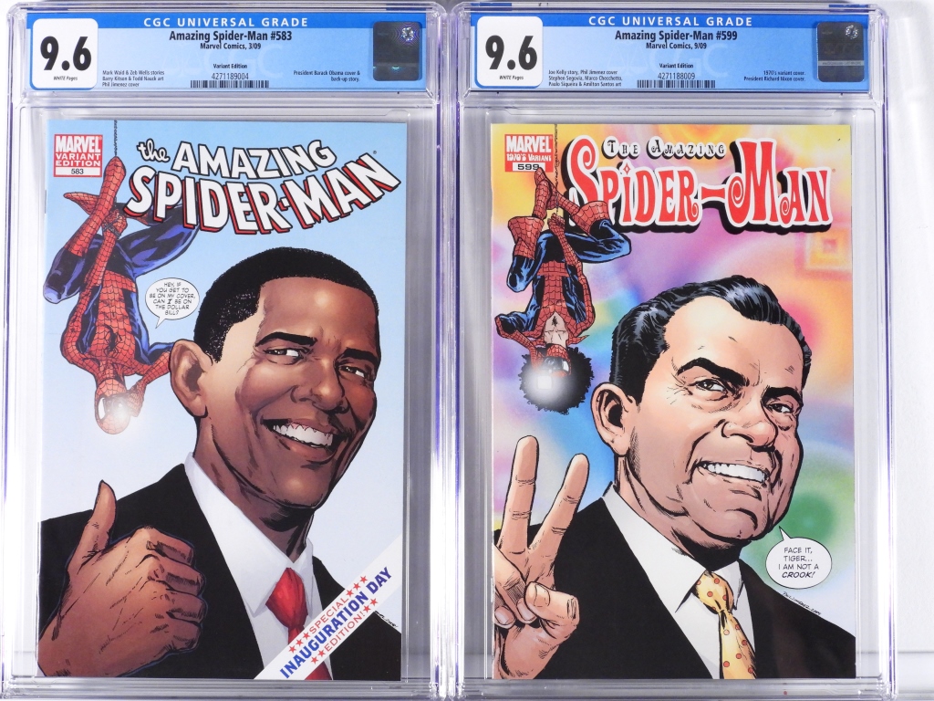 2PC MARVEL COMICS AMAZING SPIDER MAN 30ba57