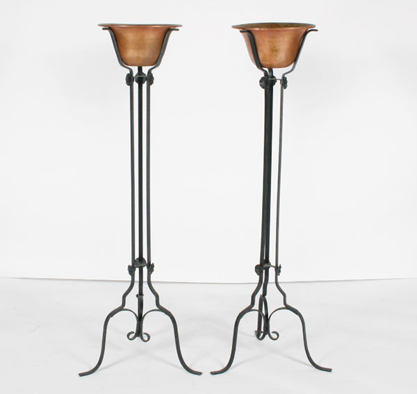 Wrought iron three legged stands 4df72