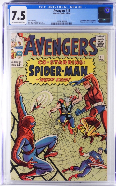 MARVEL COMICS AVENGERS 11 CGC 30ba83