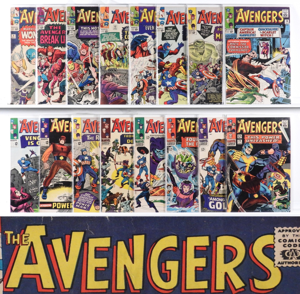 26PC MARVEL COMICS AVENGERS #9-#40