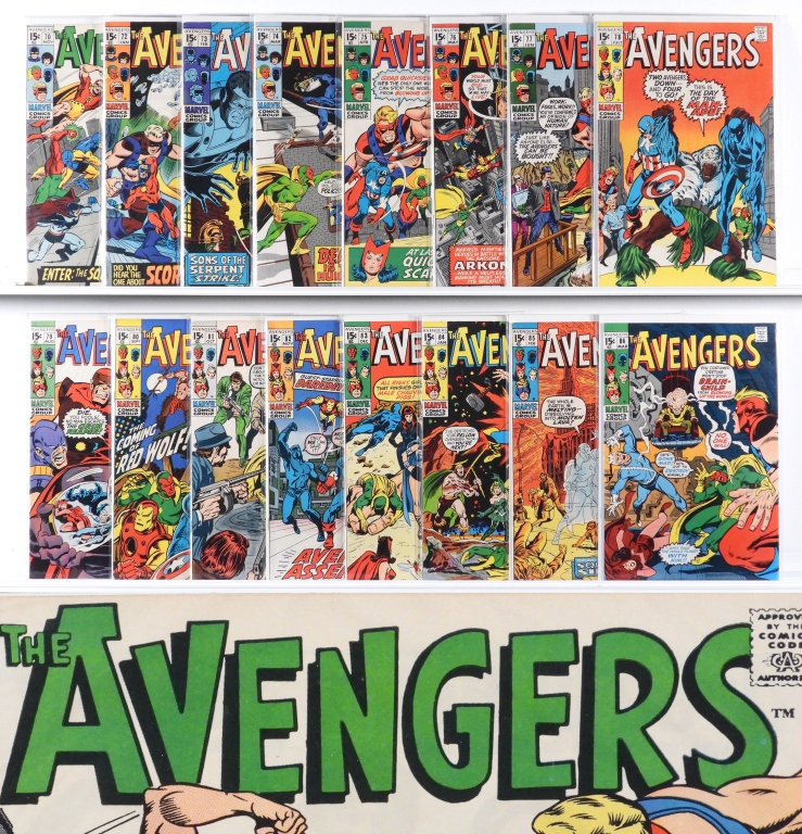 38PC MARVEL COMICS AVENGERS 70 109 30ba8b