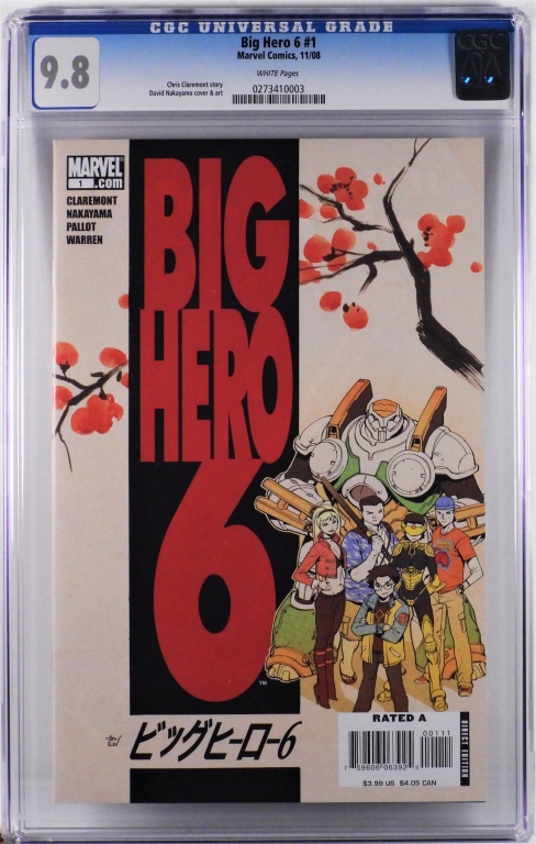 MARVEL COMICS BIG HERO 6 #1 CGC