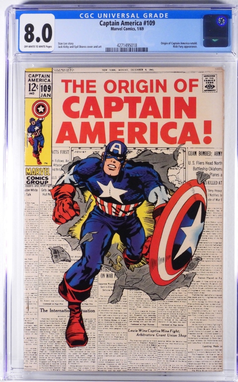 MARVEL COMICS CAPTAIN AMERICA 109 30ba9c