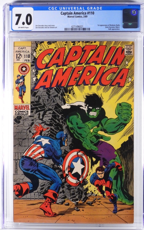 MARVEL COMICS CAPTAIN AMERICA 110 30ba9d