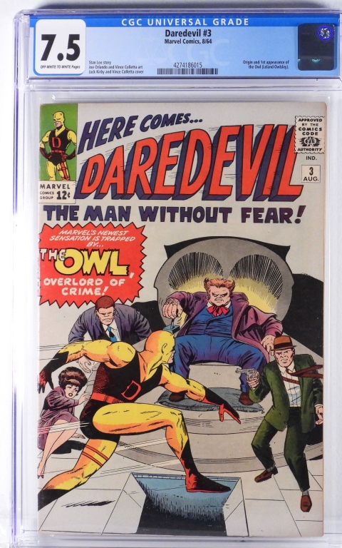 MARVEL COMICS DAREDEVIL #3 CGC