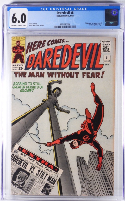 MARVEL COMICS DAREDEVIL 8 CGC 30babe