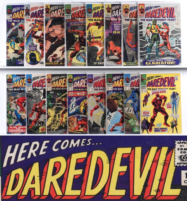 87PC MARVEL COMICS DAREDEVIL #10-#100