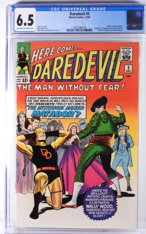 MARVEL COMICS DAREDEVIL 5 CGC 30babb