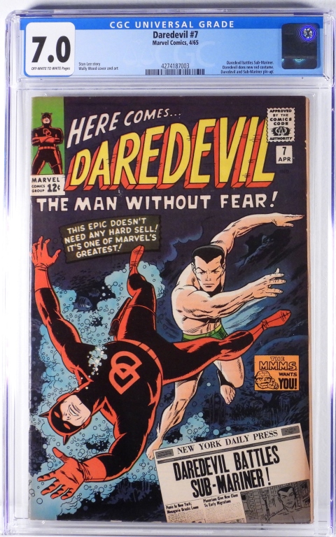 MARVEL COMICS DAREDEVIL 7 CGC 30babd