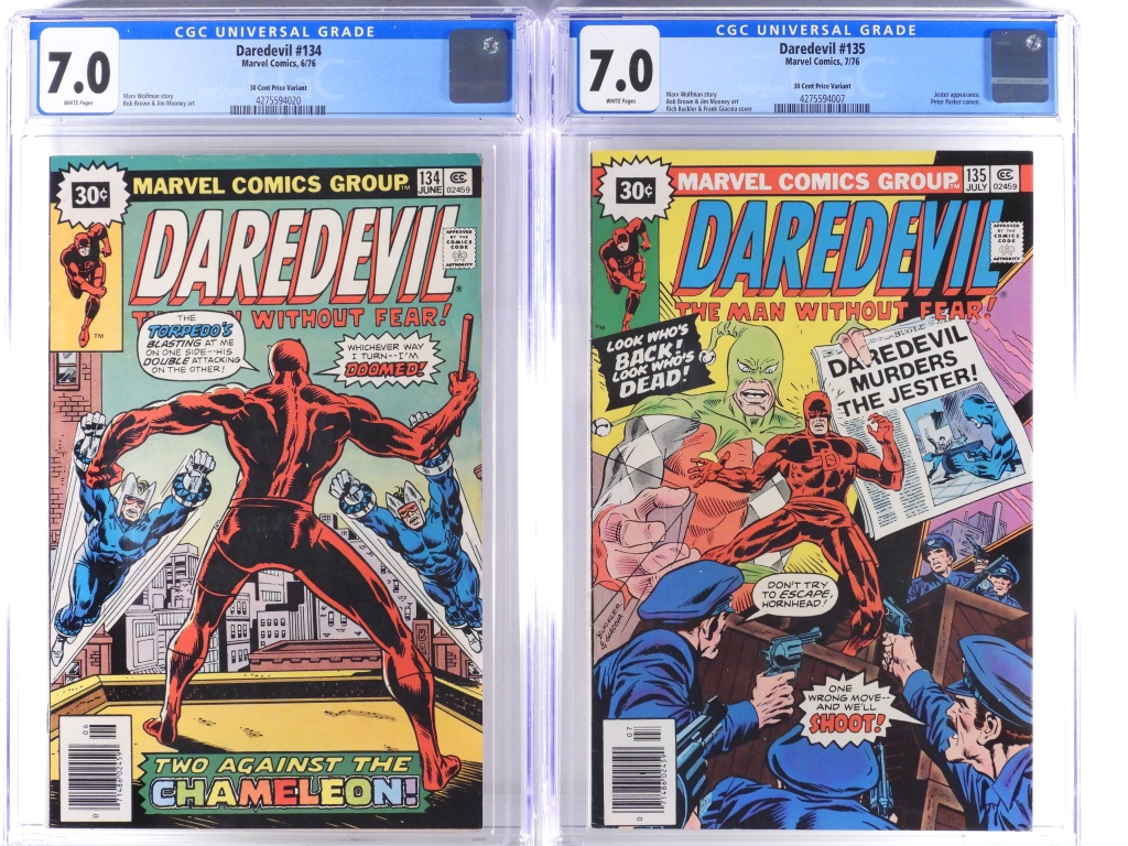 2PC MARVEL COMICS DAREDEVIL 134 30bac8