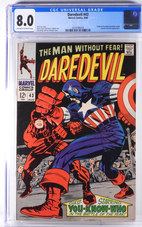 MARVEL COMICS DAREDEVIL #43 CGC