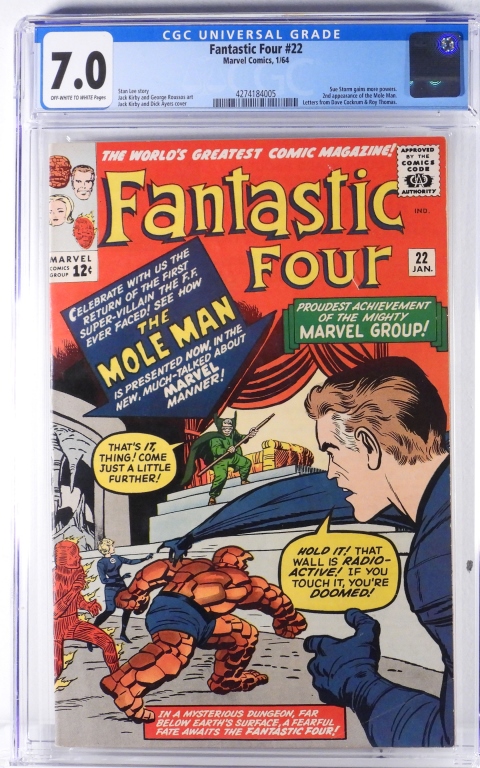 MARVEL COMICS FANTASTIC FOUR #22