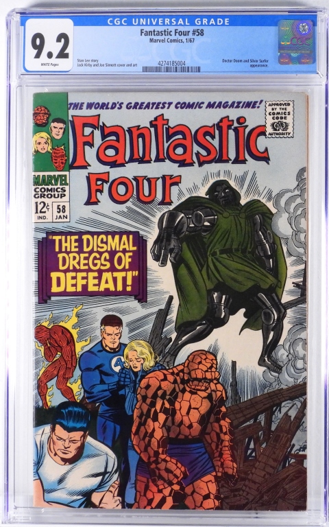 MARVEL COMICS FANTASTIC FOUR 58 30bb06