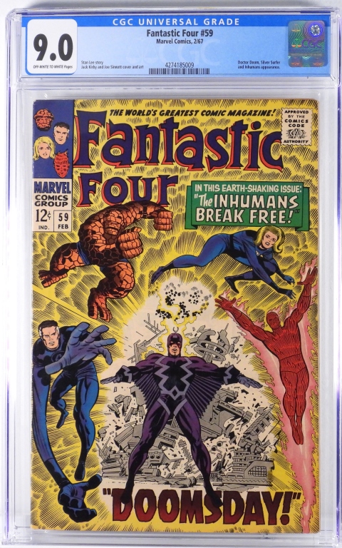 MARVEL COMICS FANTASTIC FOUR 59 30bb07