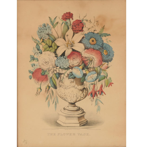 Currier and Ives print: "The Flower