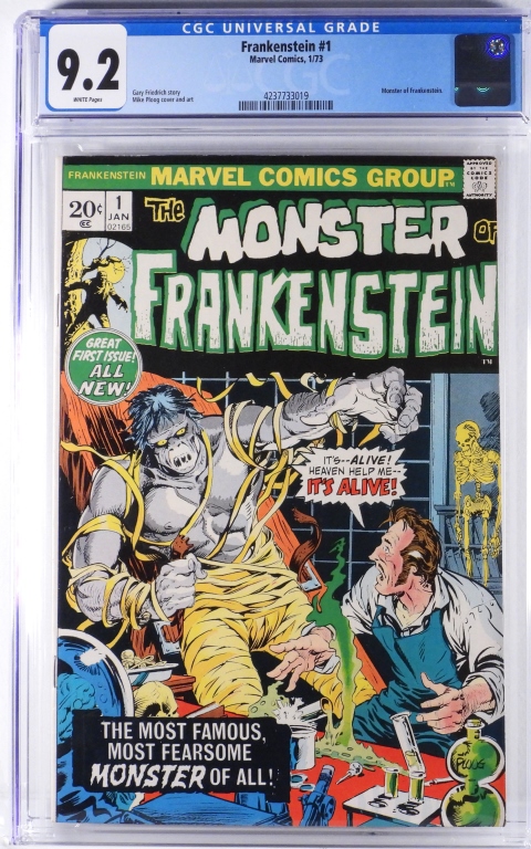 MARVEL COMICS FRANKENSTEIN #1 CGC