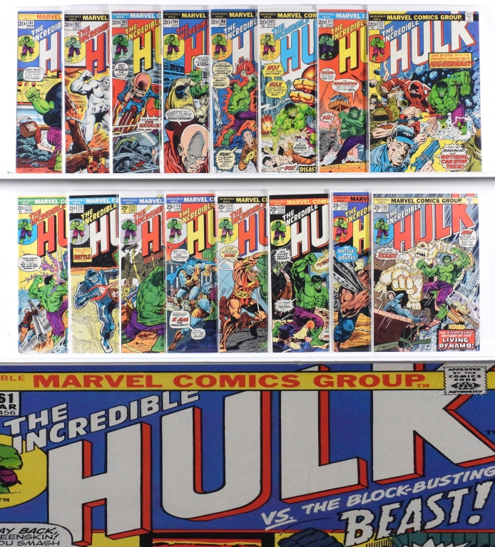 84PC MARVEL COMICS INCREDIBLE HULK 30bb24