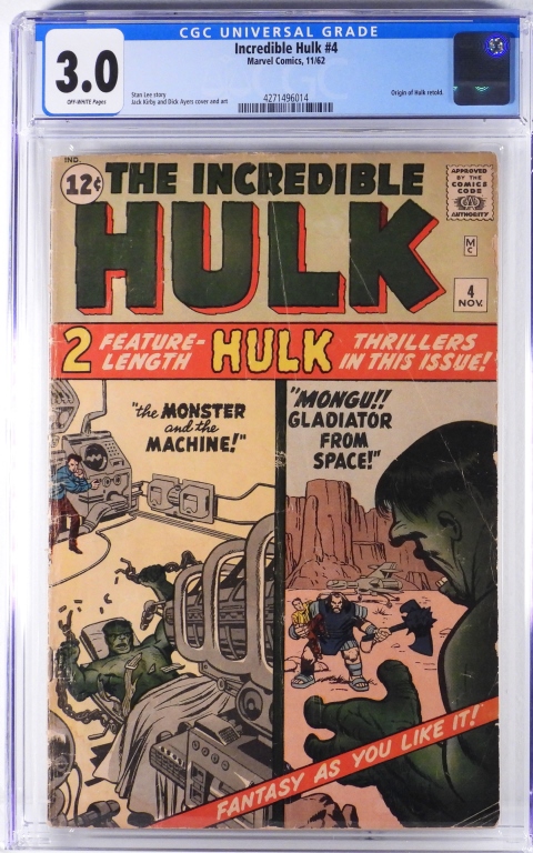 MARVEL COMICS INCREDIBLE HULK #4