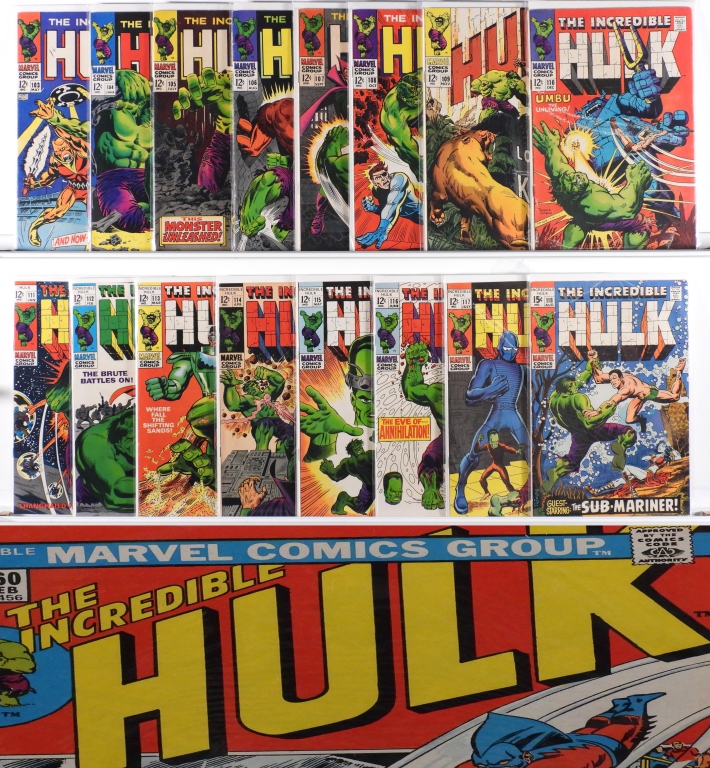 57PC MARVEL COMICS INCREDIBLE HULK 30bb21