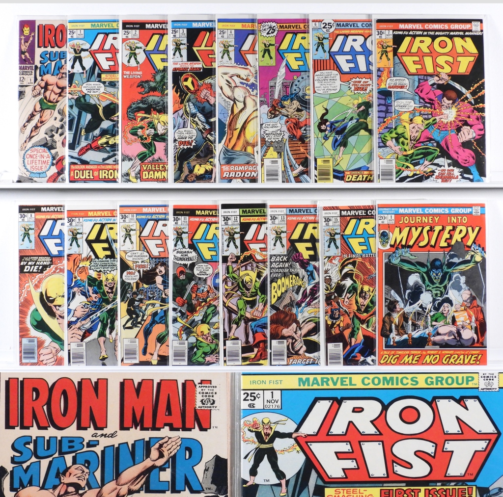 34PC MARVEL COMICS SILVER BRONZE