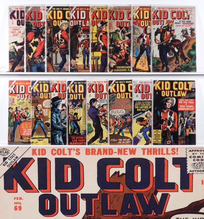 34PC ATLAS MARVEL COMICS KID COLT 30bb6d