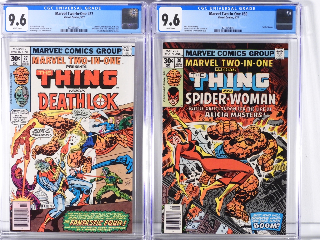2PC MARVEL COMICS MARVEL TWO-IN-ONE
