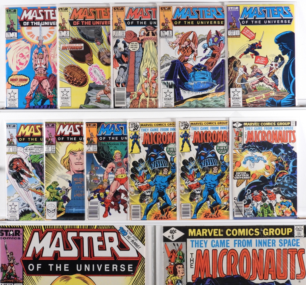 11 MARVEL MASTERS OF THE UNIVERSE