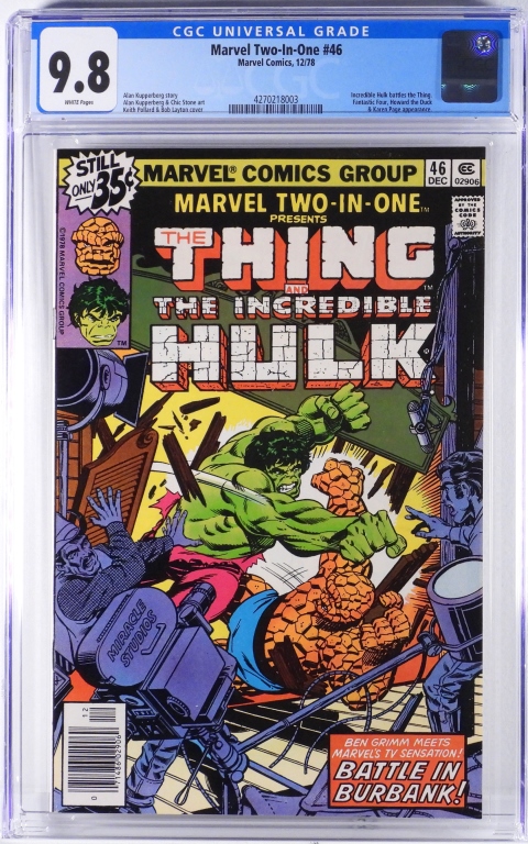 MARVEL COMICS MARVEL TWO-IN-ONE
