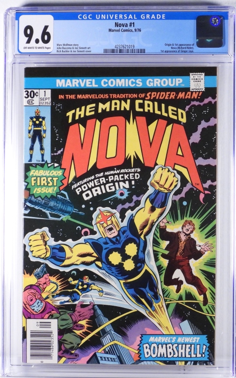 MARVEL COMICS NOVA 1 CGC 9 6 United 30bbc2