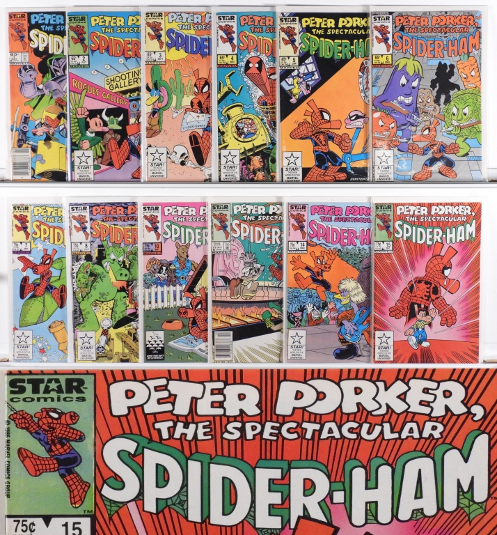 12PC MARVEL PETER PORKER SPECTACULAR 30bbc9