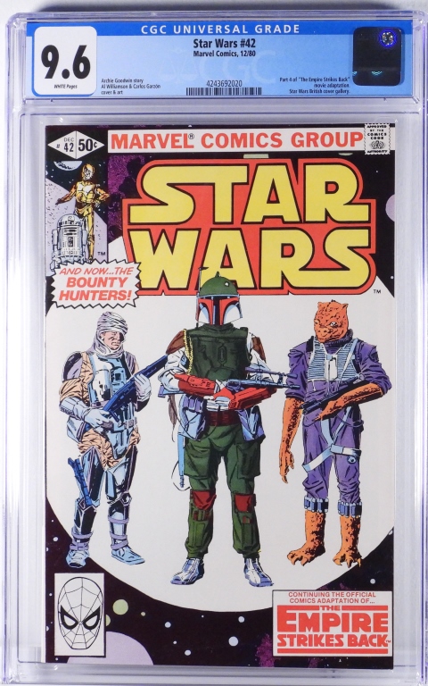 MARVEL COMICS STAR WARS #42 CGC 9.6