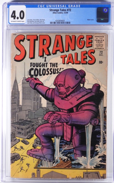 ATLAS COMICS STRANGE TALES 72 30bc0e