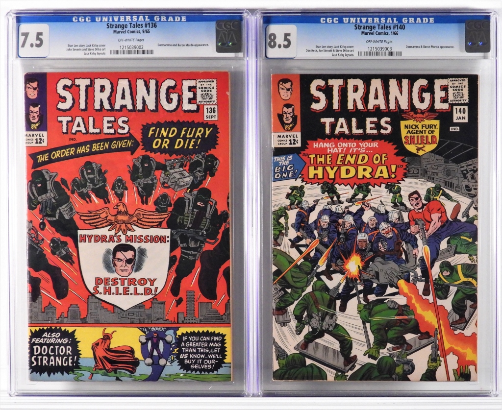 2PC MARVEL COMICS STRANGE TALES 30bc1d