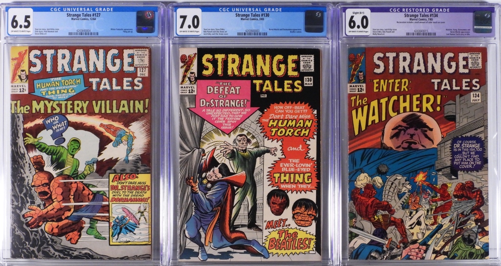 3PC MARVEL COMICS STRANGE TALES 30bc1a