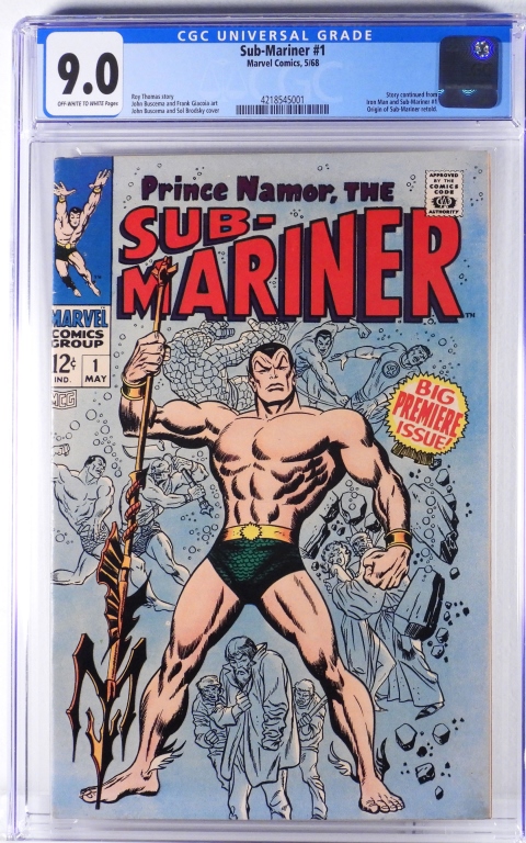 MARVEL COMICS SUB-MARINER #1 CGC