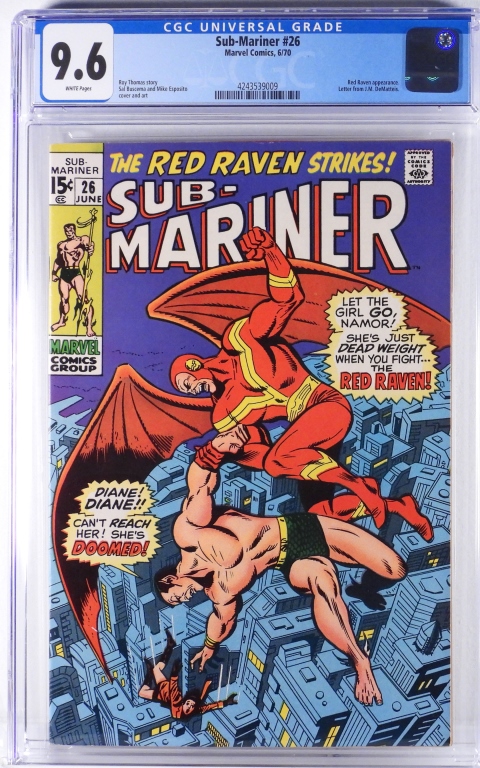 MARVEL COMICS SUB-MARINER #26 CGC