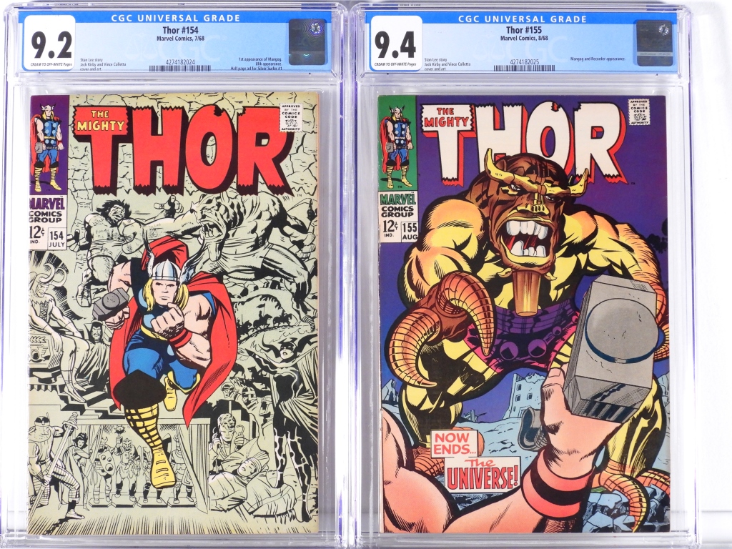 2PC MARVEL COMICS THOR 154 155 30bc64