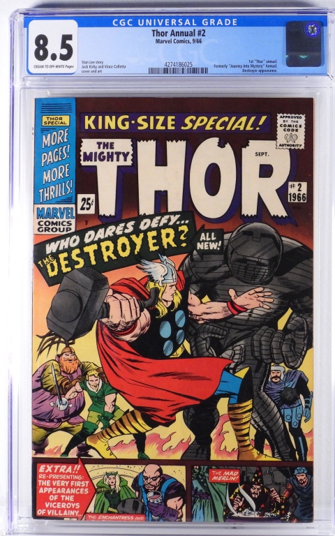 MARVEL COMICS THOR ANNUAL #2 CGC