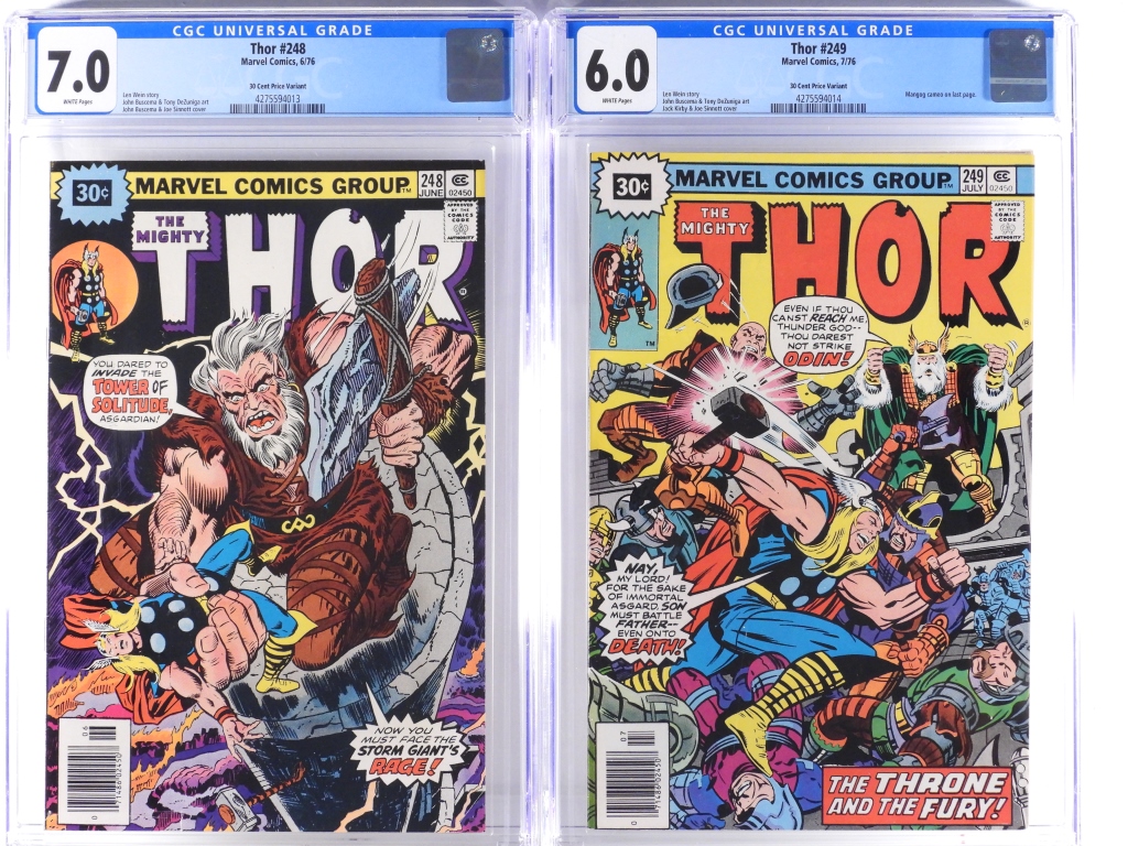 2PC MARVEL COMICS THOR 248 249 30bc71