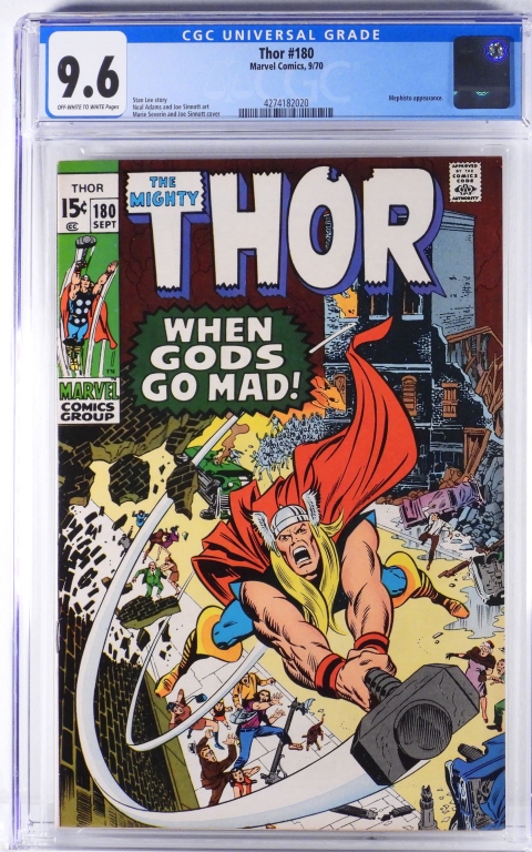 MARVEL COMICS THOR 180 CGC 9 6 30bc6b