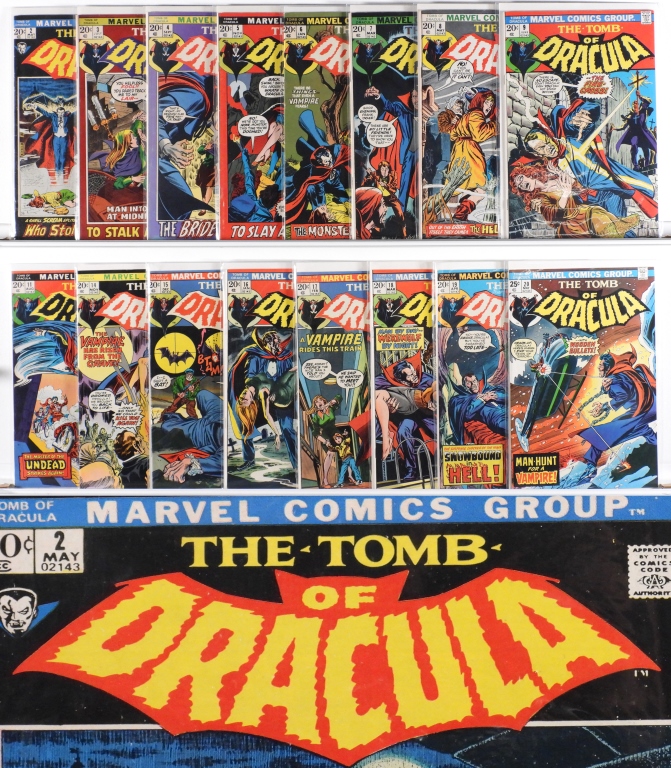 63PC MARVEL COMICS TOMB OF DRACULA