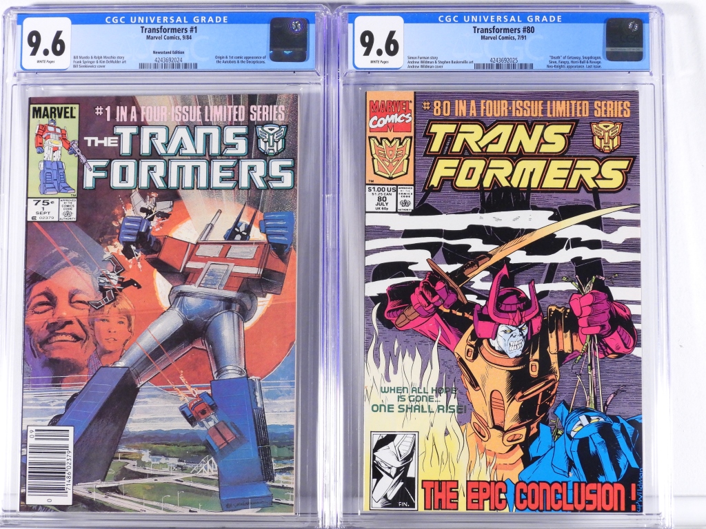 2PC MARVEL COMICS TRANSFORMERS